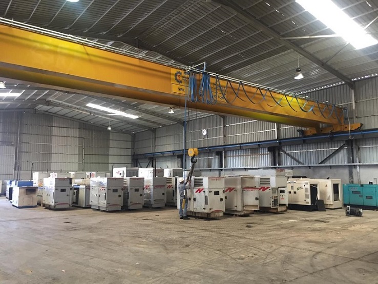 15-ton overhead crane